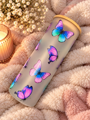 Butterfly Glass Cup