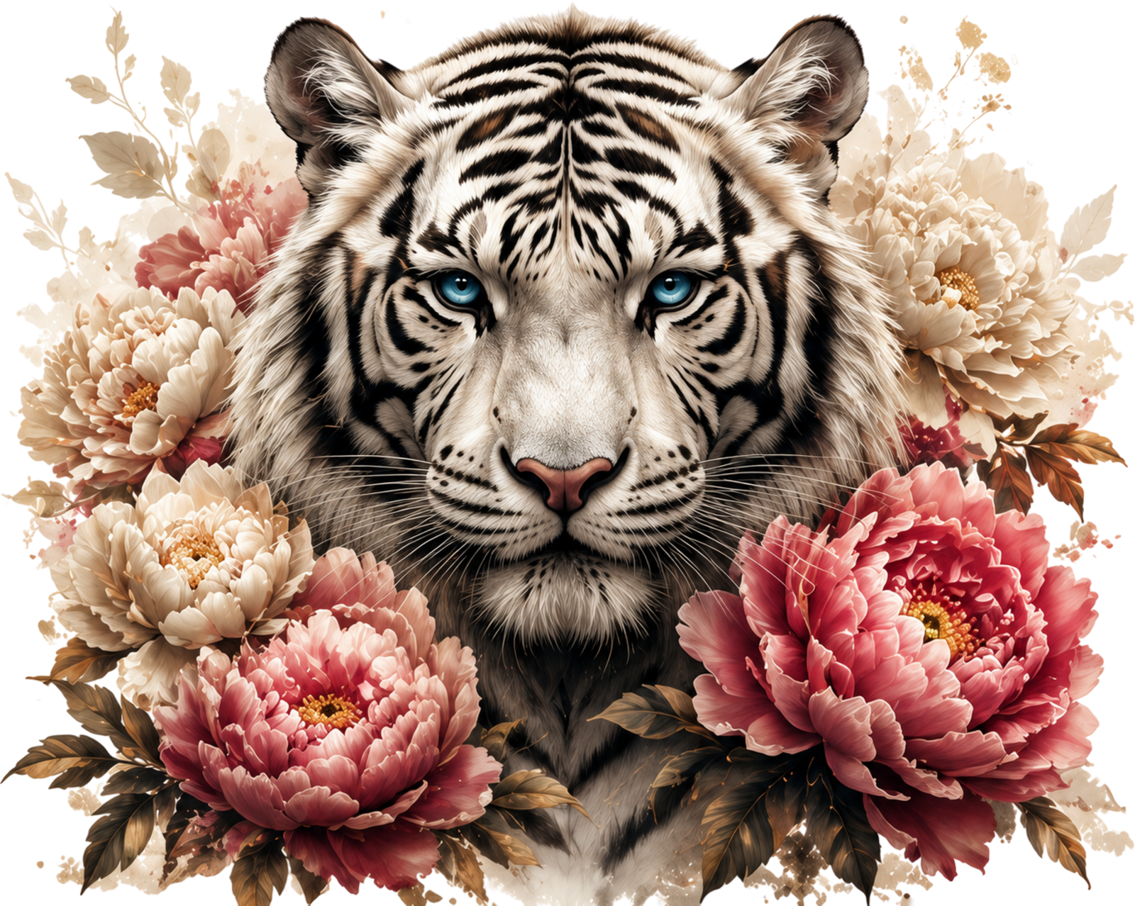 White Tiger Statement Wall Art artwork preview