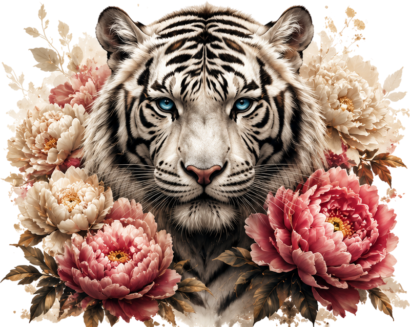 White Tiger Statement Wall Art artwork preview